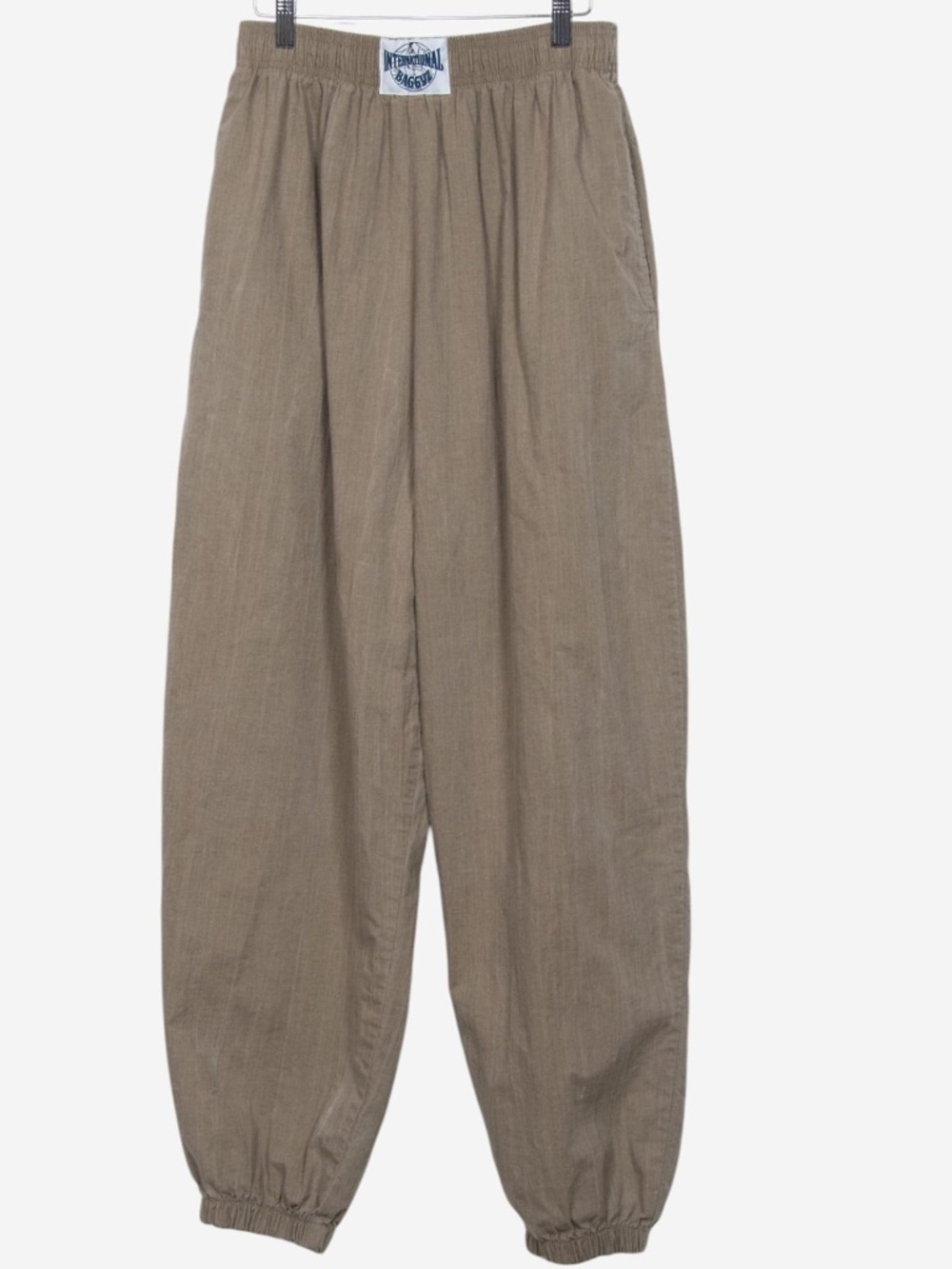 vintage 80s international baggyz cotton lagenlook casual harem pants